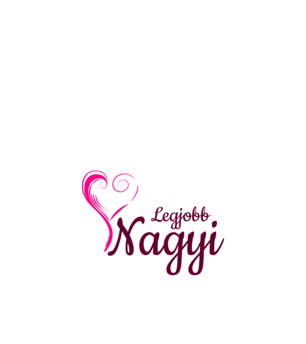 Legjobb Nagyi minta fehér pólón