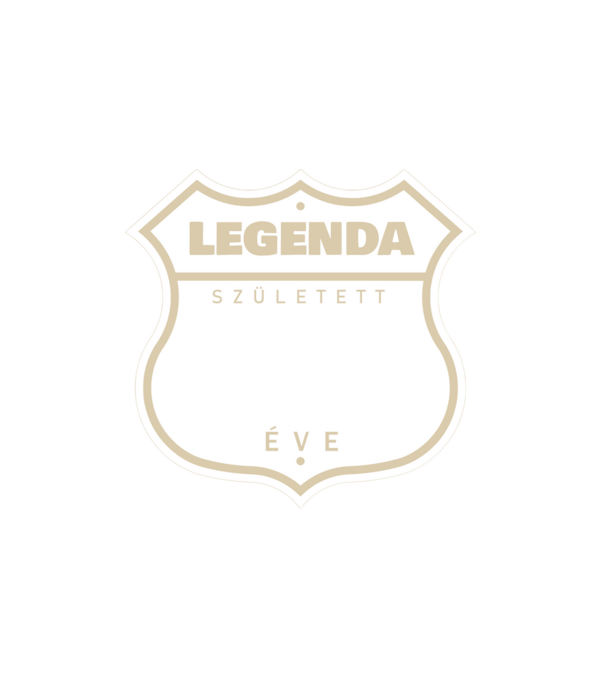 Születésnap 49 éves legenda minta fehér pólón