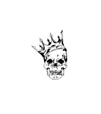 Skull King minta fehér pólón
