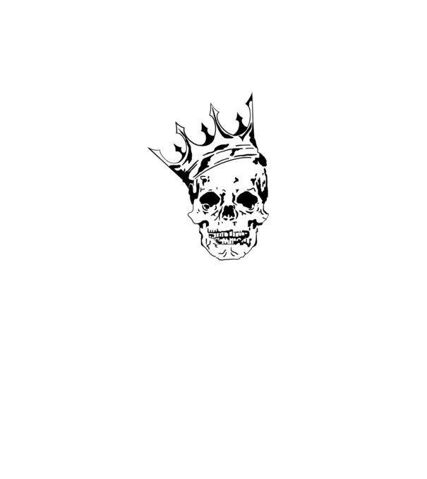 Skull King minta fehér pólón
