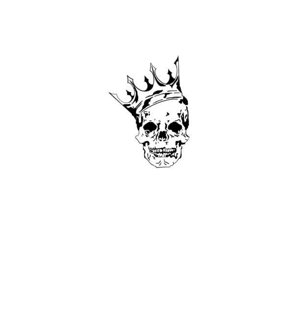 Skull King minta fehér pólón