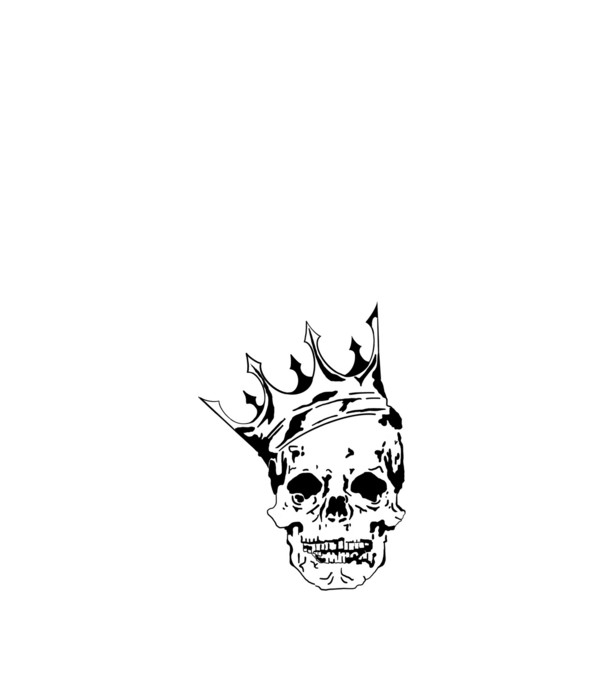 Skull King minta fehér pólón