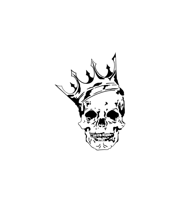 Skull King minta fehér pólón