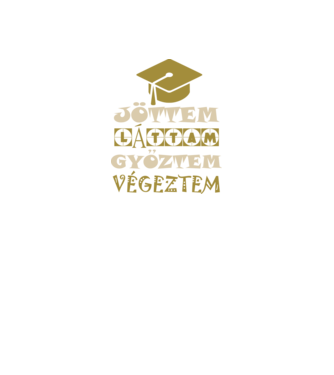 színezhető Jöttem láttam győztem végeztem minta fekete pólón