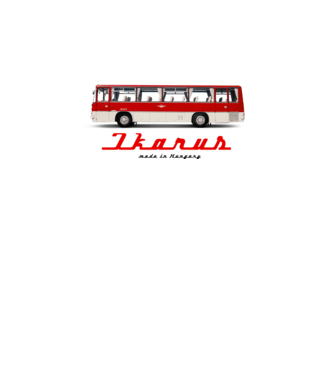 Ikarus 255 színezhető felirat minta fehér pólón