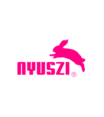színezhető ugró nyuszi minta fehér pólón