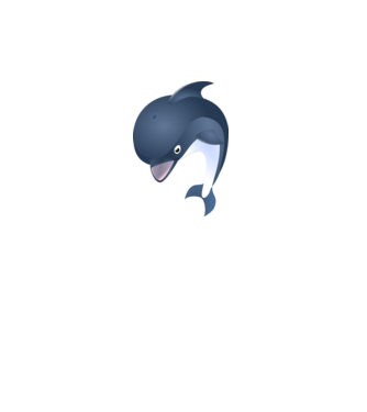 Delfin minta türkiz pólón