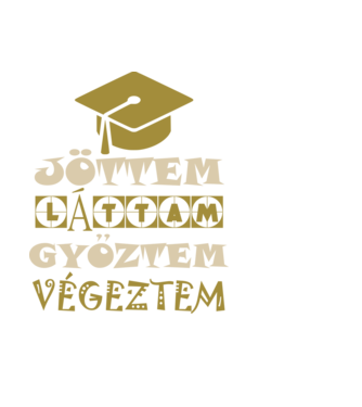 színezhető Jöttem láttam győztem végeztem minta fekete pólón