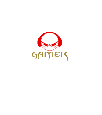 Gamer színezhető minta fekete pólón