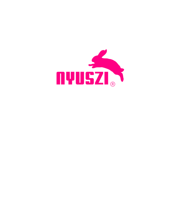 színezhető ugró nyuszi minta fehér pólón