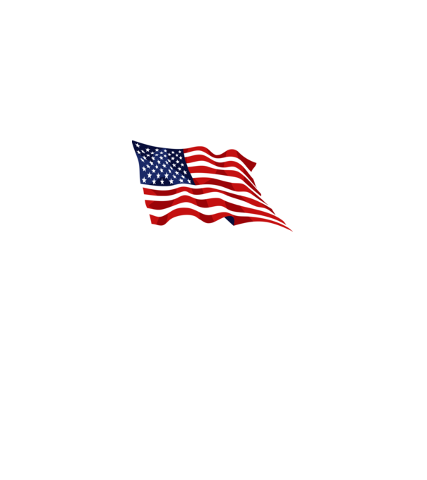USA zászló minta fehér pólón