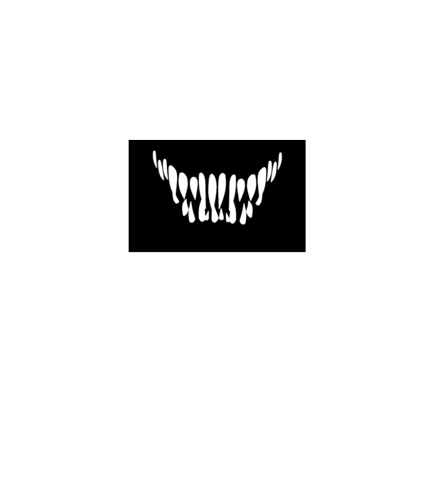 Venom szájmaszk minta farmerkék pólón