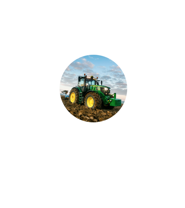 John Deere traktor minta szürke pólón