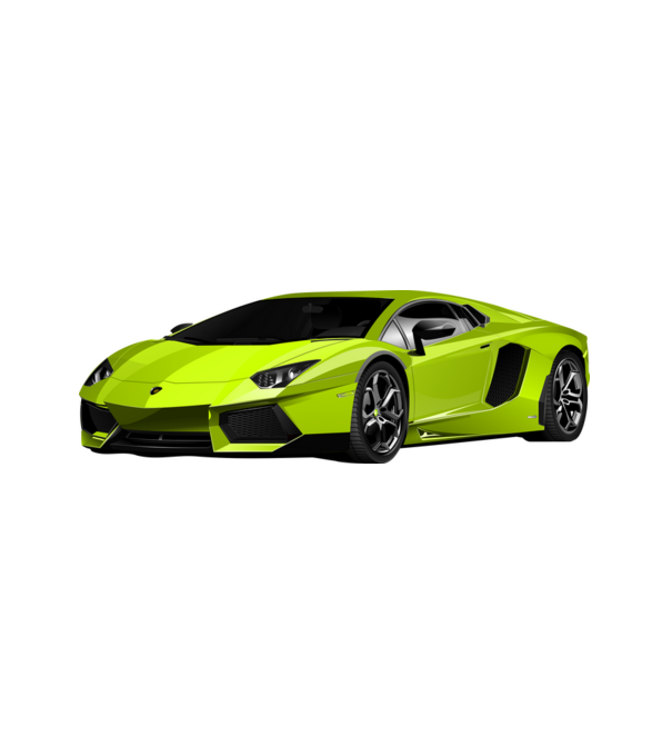 Lamborghini minta fehér pólón
