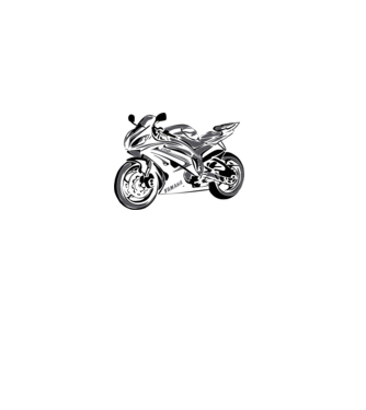 Yamaha YZF R6 minta homokszín pólón