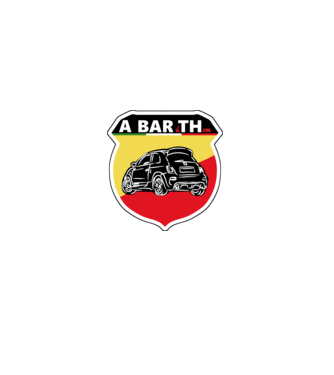 abarth minta fekete pólón