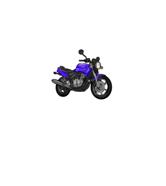 Honda Cb 500  minta fehér pólón