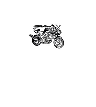 SV650s minta fekete pólón