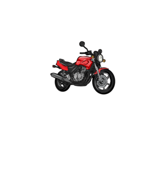 Honda CB 500 minta dusty pink pólón