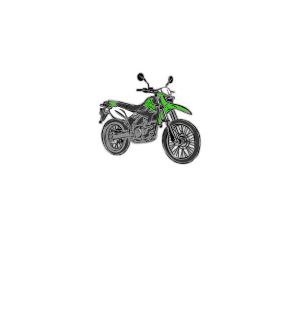 KLX 250 minta szürke pólón