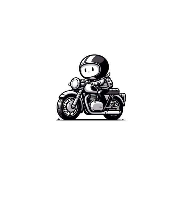 Motoros minta fehér/piros pólón