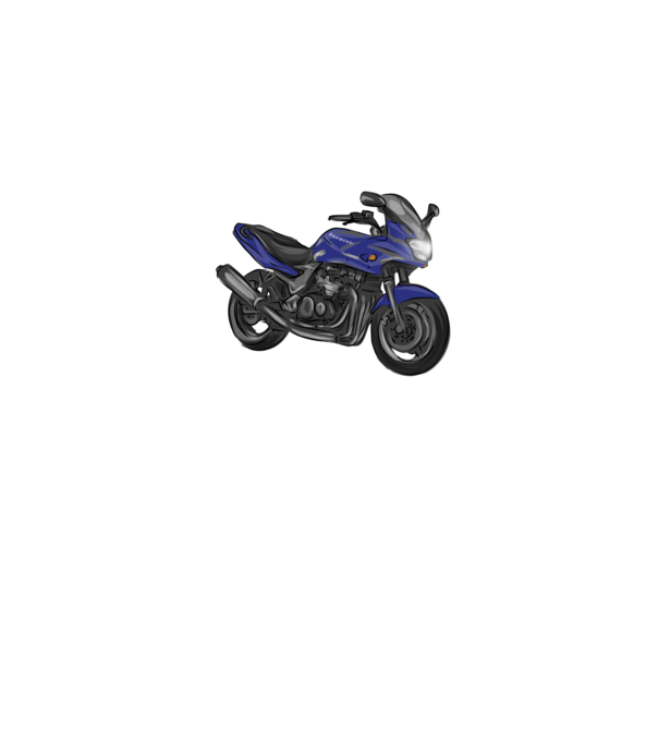 Kawasaki ZR-7S minta sötétkék pólón