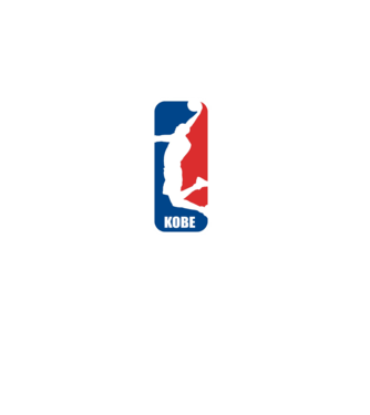 Kobe Bryant NBA Tribute minta fekete pólón