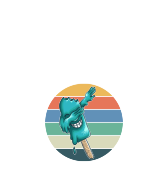 Fagyi Dab Retro minta fekete pólón