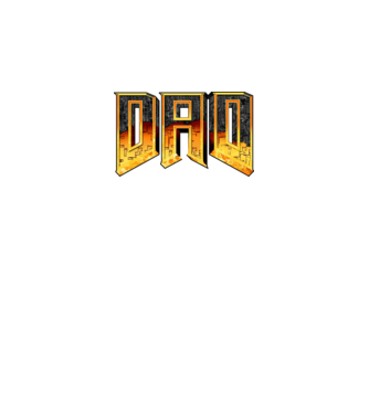 Dad Doom Style minta neonsárga pólón