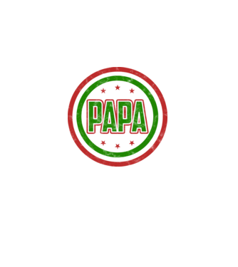 Nemzeti Papa - Nagypapának minta fekete pólón