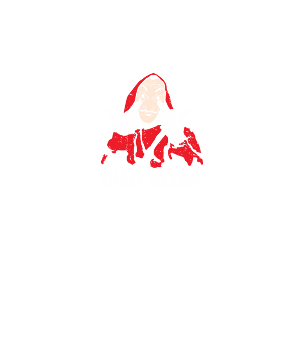 La Casa De Papel ciao bella minta fekete pólón