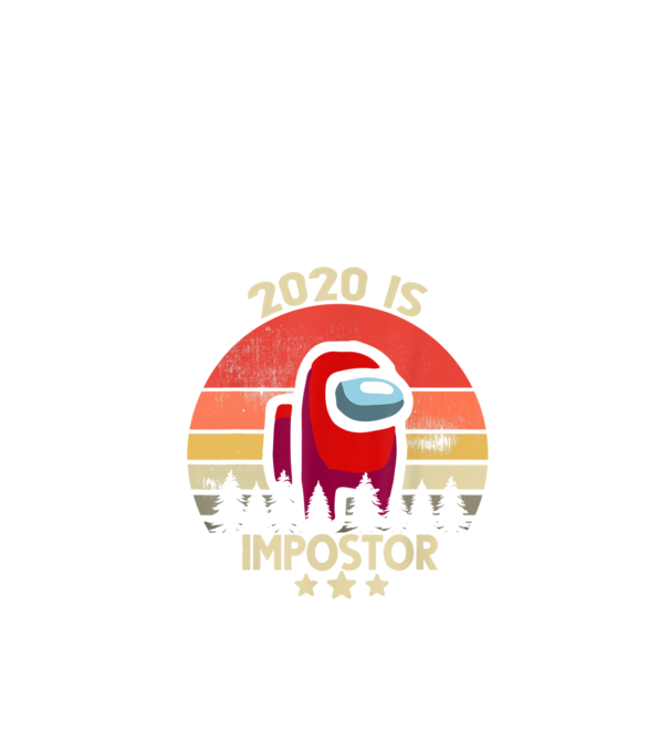 2020 Is Impostor minta fekete pólón