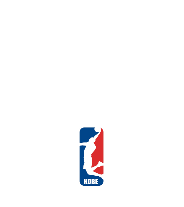 Kobe Bryant NBA Tribute minta fehér pólón