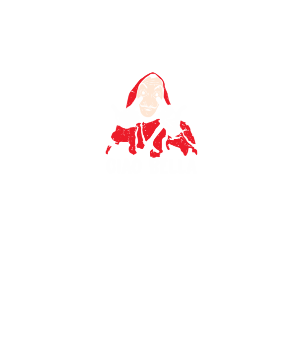 La Casa De Papel ciao bella minta fekete pólón