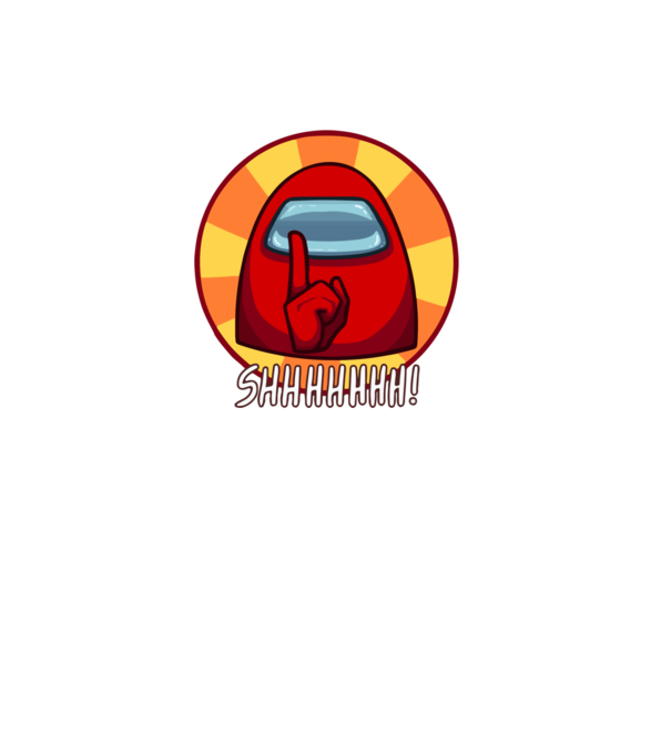 Shhhhhhh - Impostor minta fehér pólón