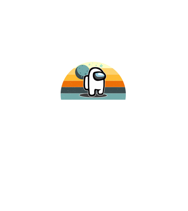 Retro Impostor minta szürke pólón