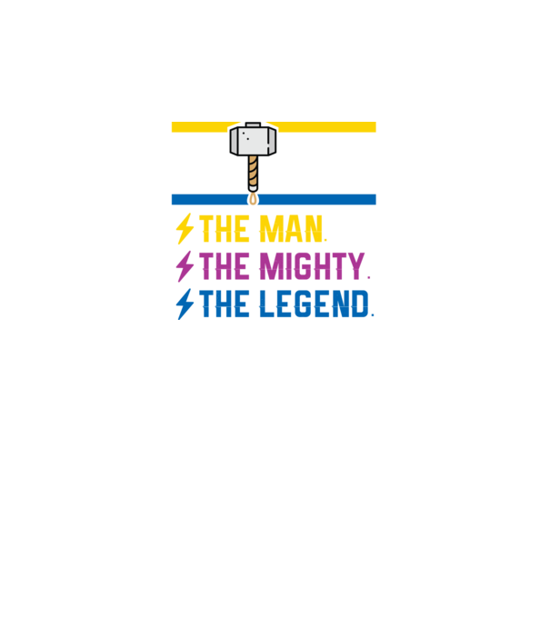 Fa-Thor Apának sötét minta fekete pólón