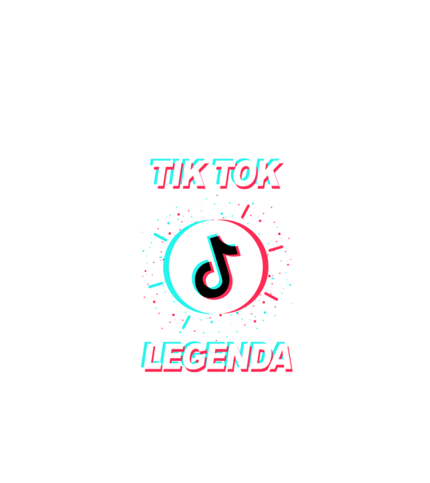 Tik tok legenda minta fekete pólón