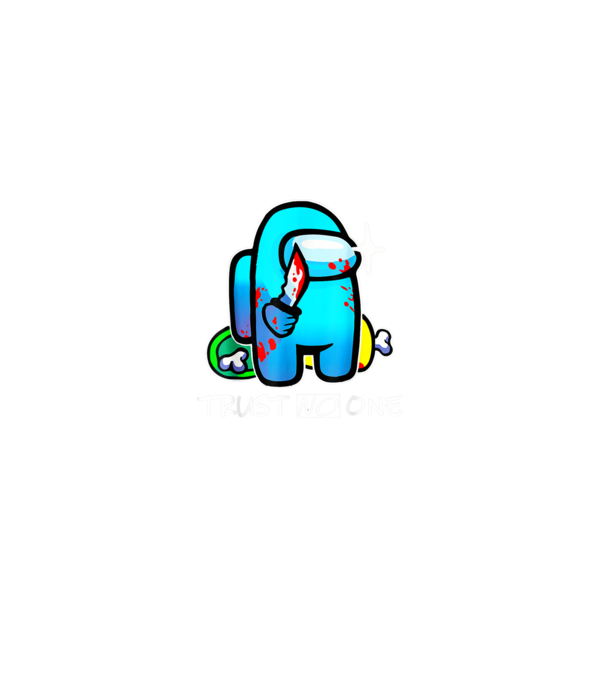 Trust No One Among Us minta szürke pólón