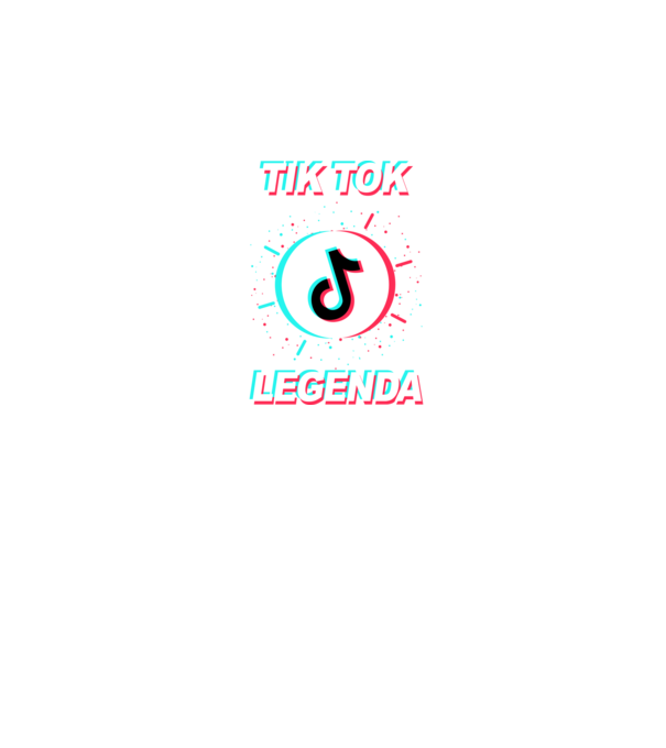 Tik tok legenda minta sötétkék pólón