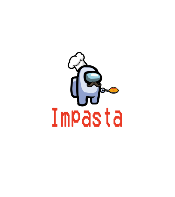 Impasta - Among Us minta fehér pólón