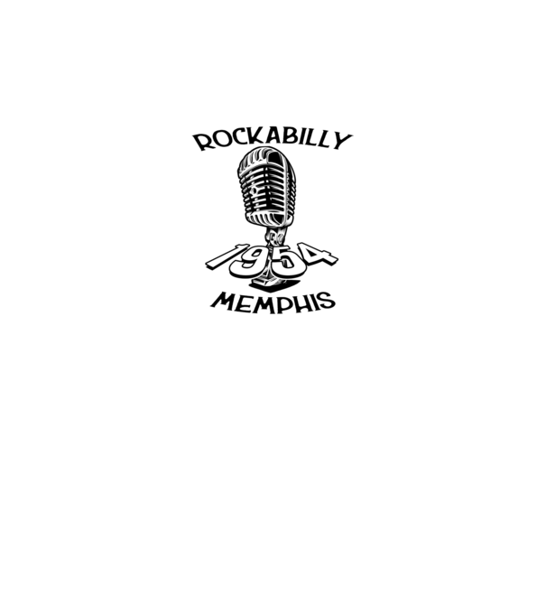 Rockabilly 1954 minta fekete pólón