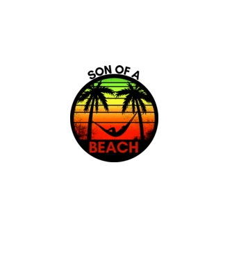 Son of a Beach minta szürke pólón