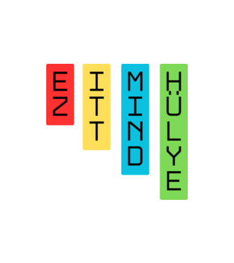 ez itt mind hügye - minta minta homokszín pólón