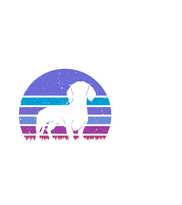 Retro tacskó minta fekete pólón