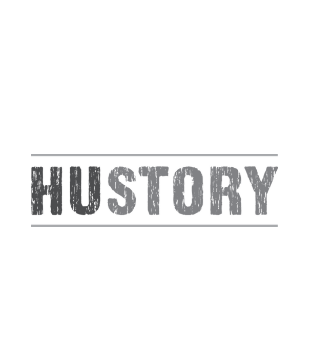 HUSTORY minta fehér pólón