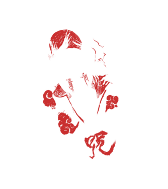 -naruto  character- minta fehér pólón
