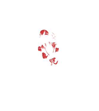 -naruto  character- minta fekete pólón