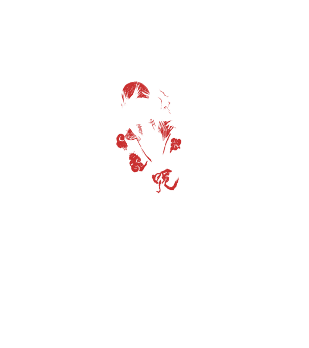 -naruto character- minta fekete pólón