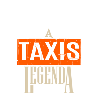 A taxis legenda minta fehér pólón